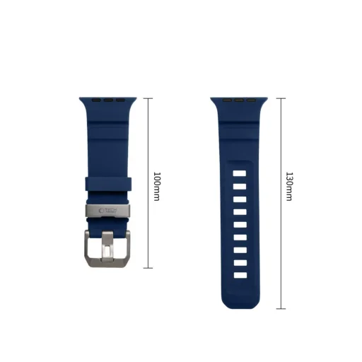 Apple Watch 8/9/10/11/12/SE/Ultra (44/45/46/49 mm) námornícka modrá Tech-Protect Motion remienok - 3
