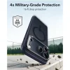 iPhone 17 Pro Max / iPhone 18 Pro Max matné modré puzdro ESR Classic Hybrid MagSafe so stojanom thumbnail