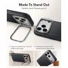 iPhone 17 Pro / 18 Pro ESR kožené puzdro so stojanom, kompatibilné s MagSafe, čierne thumbnail