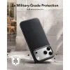 iPhone 17 Pro / 18 Pro ESR kožené puzdro so stojanom, kompatibilné s MagSafe, čierne thumbnail