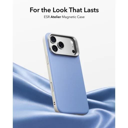 Svetlomodré puzdro ESR Atelier Kickstand MagSafe pre iPhone 17 Pro / iPhone 18 Pro - 2