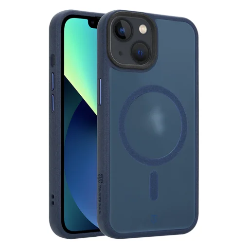 Apple iPhone 13 tmavomodré puzdro Tactical MagForce Hypersand kompatibilné s MagSafe - 4