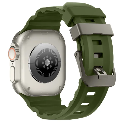 Apple Watch 8/9/10/11/12/SE/Ultra (44/45/46/49 mm) remienok Tech-Protect Motion, taktická zelená - 2
