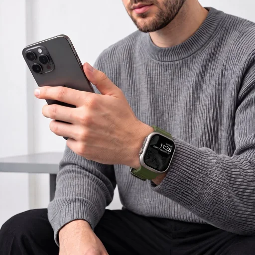 Apple Watch 8/9/10/11/12/SE/Ultra (44/45/46/49 mm) remienok Tech-Protect Motion, taktická zelená - 4