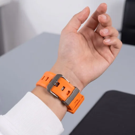 Apple Watch 8/9/10/11/12/SE/Ultra 44/45/46/49 mm oranžový remienok Tech-Protect Motion - 5