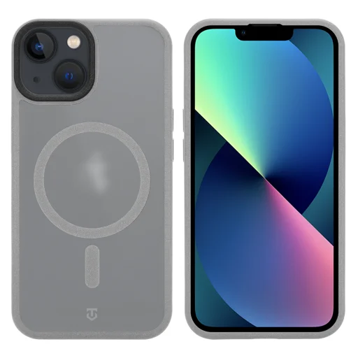 Svetlosivé puzdro Tactical MagForce Hypersand pre Apple iPhone 13 kompatibilné s MagSafe - 2
