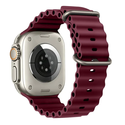 Apple Watch 8 / 9 / 10 / 11 / 12 / SE / Ultra (44 / 45 / 46 / 49 mm) bordový remienok Tech-Protect Iconband Pro - 2