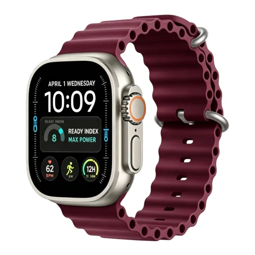 Apple Watch 8 / 9 / 10 / 11 / 12 / SE / Ultra (44 / 45 / 46 / 49 mm) bordový remienok Tech-Protect Iconband Pro - 1