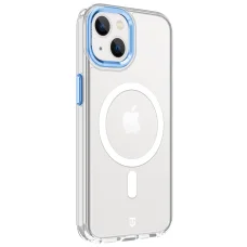 Tactical MagForce 2.0 priehľadné, modré MagSafe puzdro pre Apple iPhone 13
