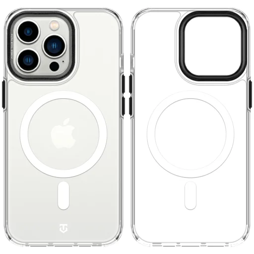 Apple iPhone 13 Pro Tactical MagForce 2.0 priehľadný kryt, čierny - 5