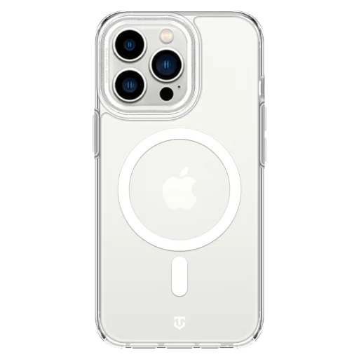 Apple iPhone 13 Pro priehľadné, strieborné puzdro Tactical MagForce 2.0 MagSafe - 3