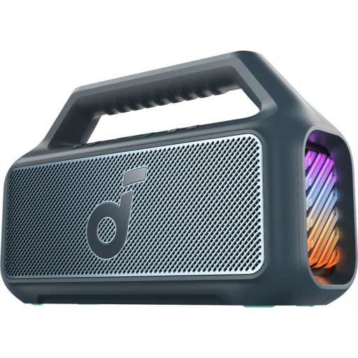 Anker SoundCore Boom 2 Nová verzia modrý Bluetooth reproduktor, 80 W, TWS, RGB (A3138032) - 1