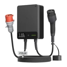 DEPOW deWB22B15A_DL 22 kW nástenná nabíjačka pre elektromobily s 15 m káblom