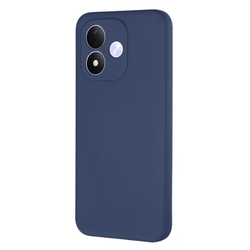 Xiaomi Redmi Note 17 4G / Redmi Note 17 5G sötétkék Techsuit SoftFlex szilikon tok - 3