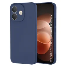 Xiaomi Redmi Note 17 Pro 5G tmavomodré silikónové puzdro Techsuit SoftFlex