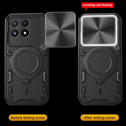 Modré puzdro Techsuit CamGuard Pro pre Xiaomi Poco F9 Pro - 4