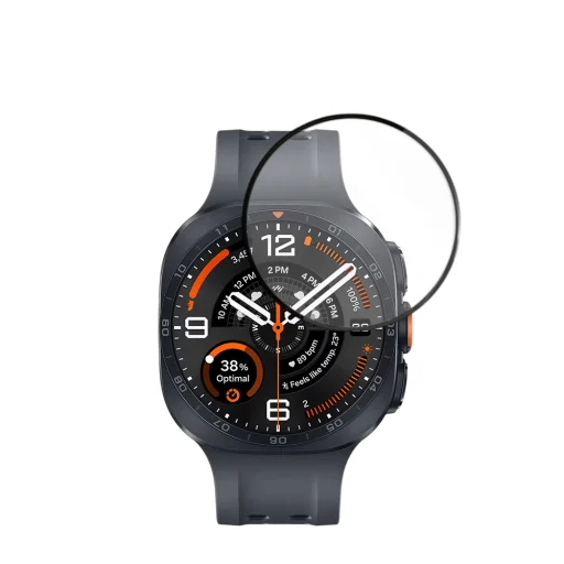 Samsung Galaxy Watch Ultra 2 Techsuit Nano Flex čierne ochranné tvrdené sklo, 2 ks - 2