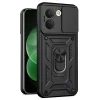 Xiaomi Redmi Note 17 Pro Max Techsuit CamShield Series puzdro s ochranou fotoaparátu a prstencovým stojanom, čierne thumbnail