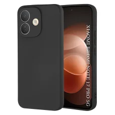 Xiaomi Redmi Note 17 Pro 5G čierne silikónové puzdro Techsuit SoftFlex