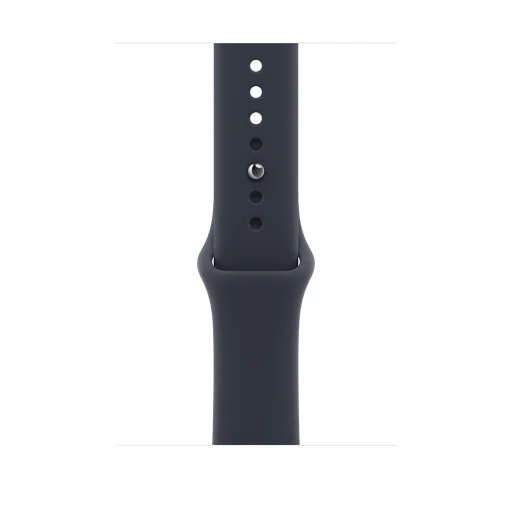 Apple Watch S12 GPS 46 mm s vesmírne sivým hliníkovým puzdrom a tmavomodrým športovým remienkom – M/L (mjej4mp/a) - 2