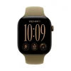Apple Watch Series 12 GPS 46 mm s tmavobronzovým hliníkovým puzdrom a olivovozeleným športovým remienkom – M/L (mjeu4mp/a) thumbnail