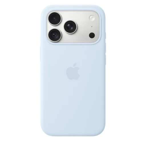 Apple iPhone 18 Pro silikónový kryt s MagSafe – svieža modrá (mk8w4zm/a) - 2