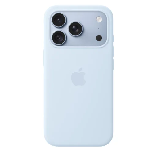 Apple iPhone 18 Pro silikónový kryt s MagSafe – svieža modrá (mk8w4zm/a) - 1
