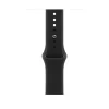 Apple Watch S12 GPS 42 mm s čiernym hliníkovým puzdrom, čiernym športovým remienkom – S/M (mjea4mp/a) thumbnail