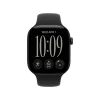 Apple Watch S12 GPS 42 mm s čiernym hliníkovým puzdrom, čiernym športovým remienkom – S/M (mjea4mp/a) thumbnail