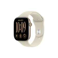 Apple Watch S12 GPS 42 mm svetlozlaté hliníkové puzdro s pieskovým športovým remienkom – M/L (mjee4mp/a)