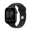 Apple Watch S12 GPS 46 mm s čiernym hliníkovým puzdrom a čiernym športovým remienkom – M/L (mjel4mp/a) thumbnail