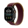 Apple Watch Ultra 4 Cellular 49 mm s čiernym titánovým puzdrom a bordovým remienkom Trail Loop – M/L (mjc44qh/a) thumbnail