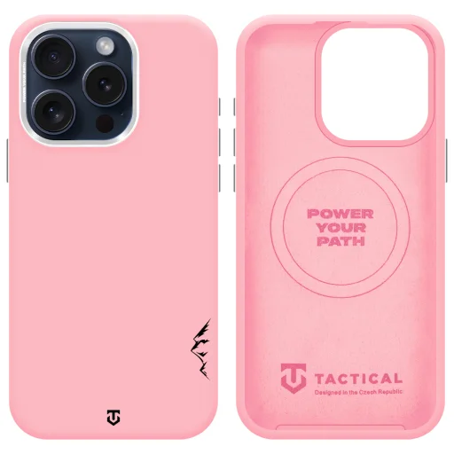 Apple iPhone 15 Pro Tactical MagForce Velvet Smoothie 2.0 puzdro kompatibilné s MagSafe – Pink Panther, ružová - 5