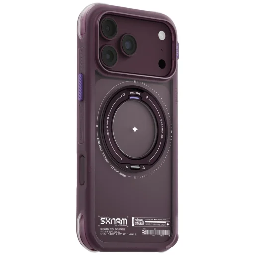 Apple iPhone 18 Pro Max / iPhone 17 Pro Max bordové puzdro SKINARMA ATLAS MagSafe s otočným stojanom - 2