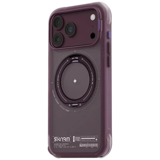 Apple iPhone 18 Pro Max / iPhone 17 Pro Max bordové puzdro SKINARMA ATLAS MagSafe s otočným stojanom - 3
