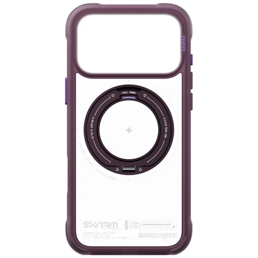 Apple iPhone 18 Pro Max / iPhone 17 Pro Max bordové puzdro SKINARMA ATLAS MagSafe s otočným stojanom - 6