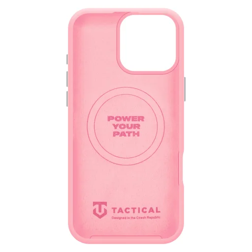 Apple iPhone 16 Pro Max Tactical MagForce Velvet Smoothie 2.0 MagSafe kompatibilný silikónový kryt, ružový panter - 2