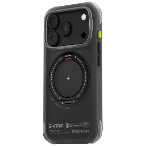 iPhone 18 Pro / 17 Pro SKINARMA Atlas MagSafe puzdro s 360° otočným stojanom, čierne - 3