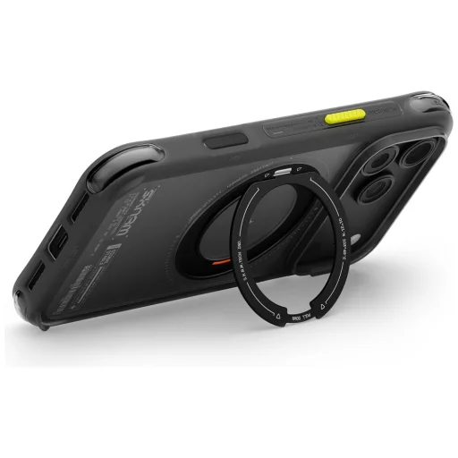 iPhone 18 Pro / 17 Pro SKINARMA Atlas MagSafe puzdro s 360° otočným stojanom, čierne - 5