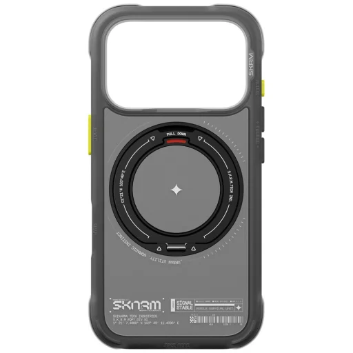 iPhone 18 Pro / 17 Pro SKINARMA Atlas MagSafe puzdro s 360° otočným stojanom, čierne - 6