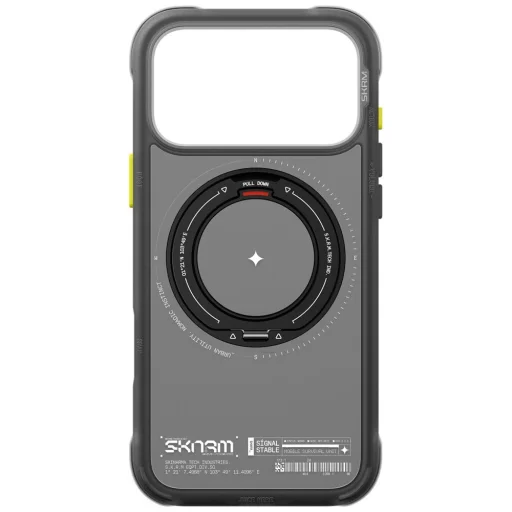Čierne puzdro SKINARMA Atlas MagSafe pre iPhone 18 Pro Max / 17 Pro Max s 360° otočným stojanom - 6