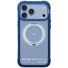 iPhone 18 Pro Max a iPhone 17 Pro Max puzdro SKINARMA Atlas MagSafe s 360° otočným stojanom, modré