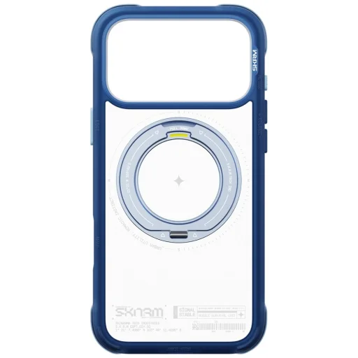 iPhone 18 Pro Max a iPhone 17 Pro Max puzdro SKINARMA Atlas MagSafe s 360° otočným stojanom, modré - 6