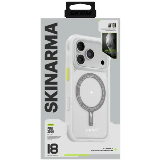 Biele puzdro Skinarma Avion MagSafe pre iPhone 18 Pro / iPhone 17 Pro - 7