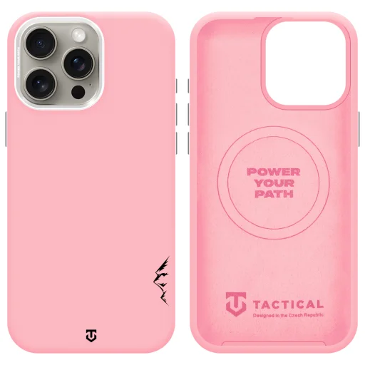 Apple iPhone 15 Pro Max Tactical MagForce Velvet Smoothie 2.0 puzdro kompatibilné s MagSafe – Ružový panter - 5