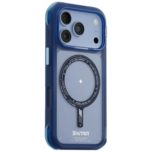 iPhone 18 Pro / iPhone 17 Pro modré puzdro SKINARMA Avion MagSafe - 2