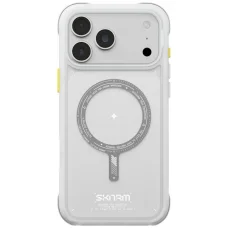 iPhone 18 Pro Max / 17 Pro Max SKINARMA Avion MagSafe puzdro, biele