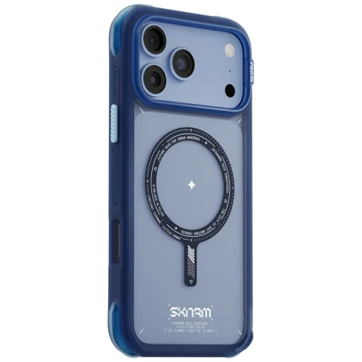iPhone 18 Pro Max / iPhone 17 Pro Max modré puzdro SKINARMA Avion MagSafe - 2