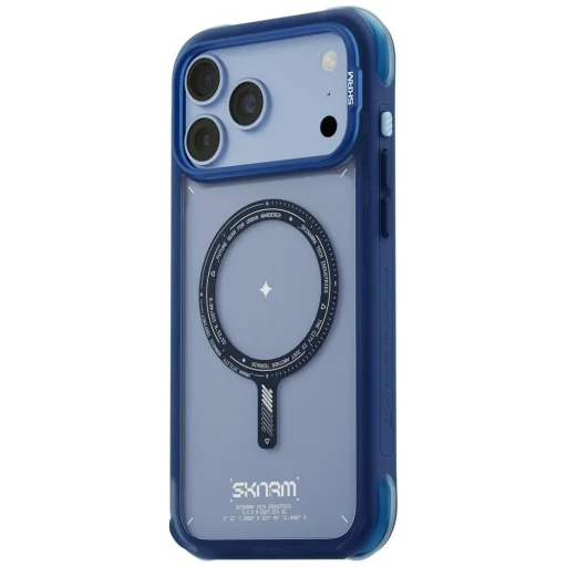 iPhone 18 Pro Max / iPhone 17 Pro Max modré puzdro SKINARMA Avion MagSafe - 3