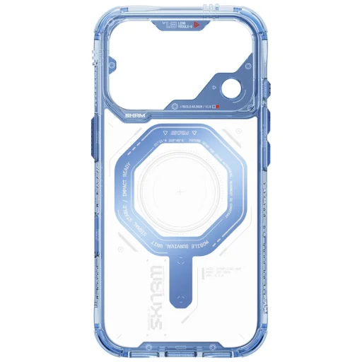 iPhone 18 Pro / 17 Pro modrý SKINARMA Magma MagSafe tvrdý kryt - 4